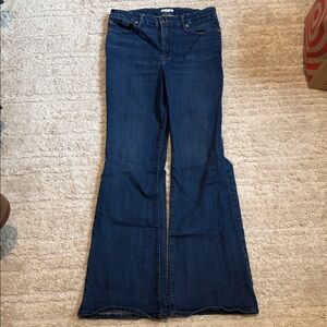 Good American Classic Blue Flared Women Jeans